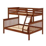 Twin/Full Mission Bunk Bed Light Espresso