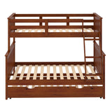 Twin/Full Mission Bunk Bed Light Espresso