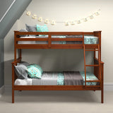 Twin/Full Mission Bunk Bed Light Espresso