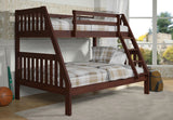 Twin/Full Mission Bunkbed Cappuccino