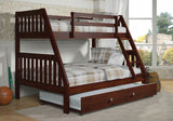 Twin/Full Mission Bunkbed Cappuccino