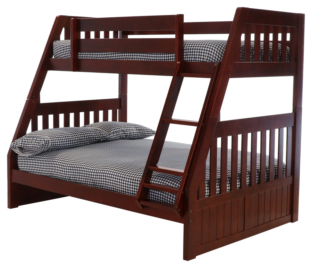 Twin/Full Mission Bunkbed Merlot