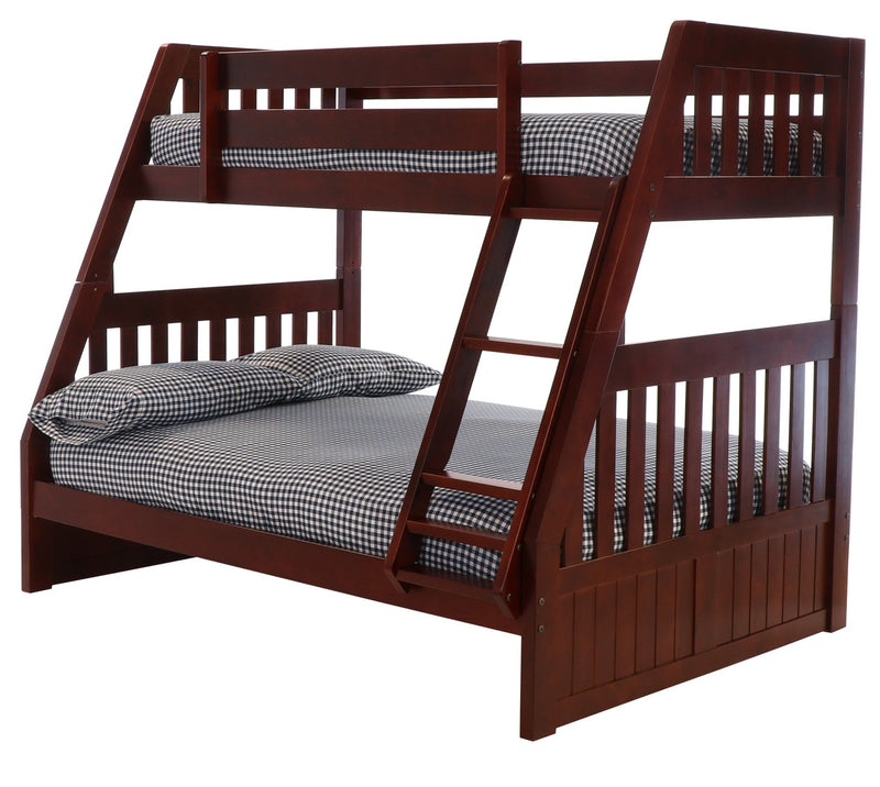 Twin/Full Mission Bunkbed Merlot
