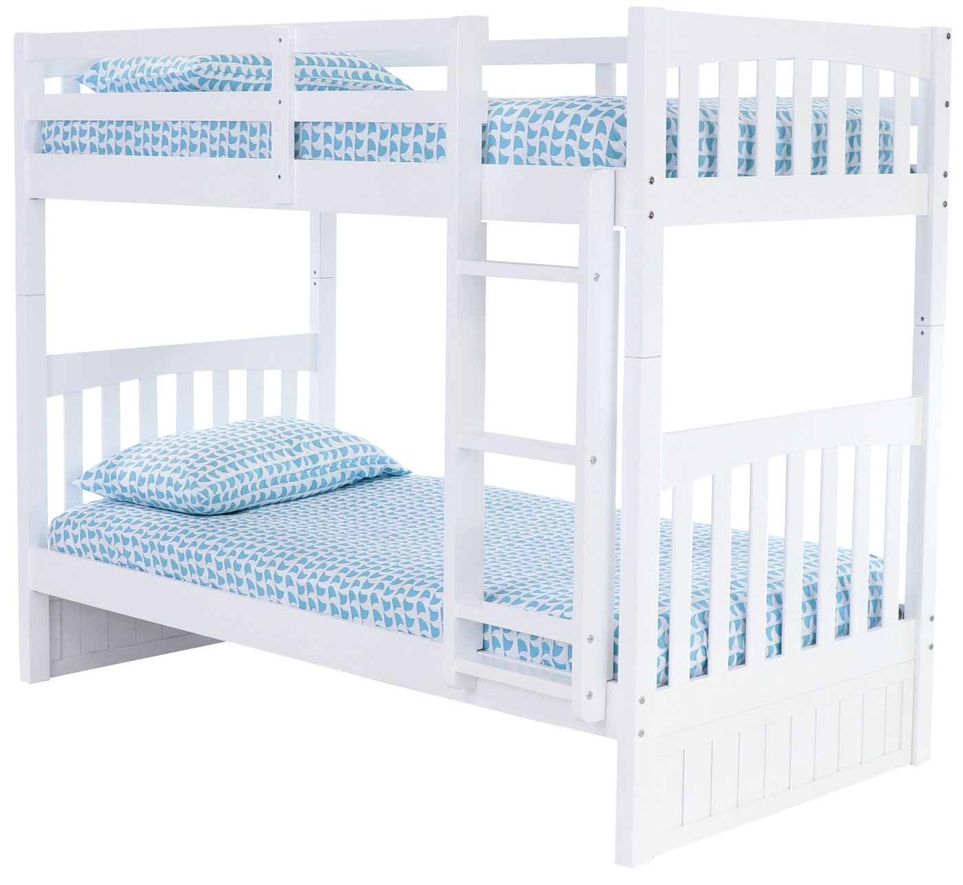 Twin/Twin Mission Bunk Bed in White