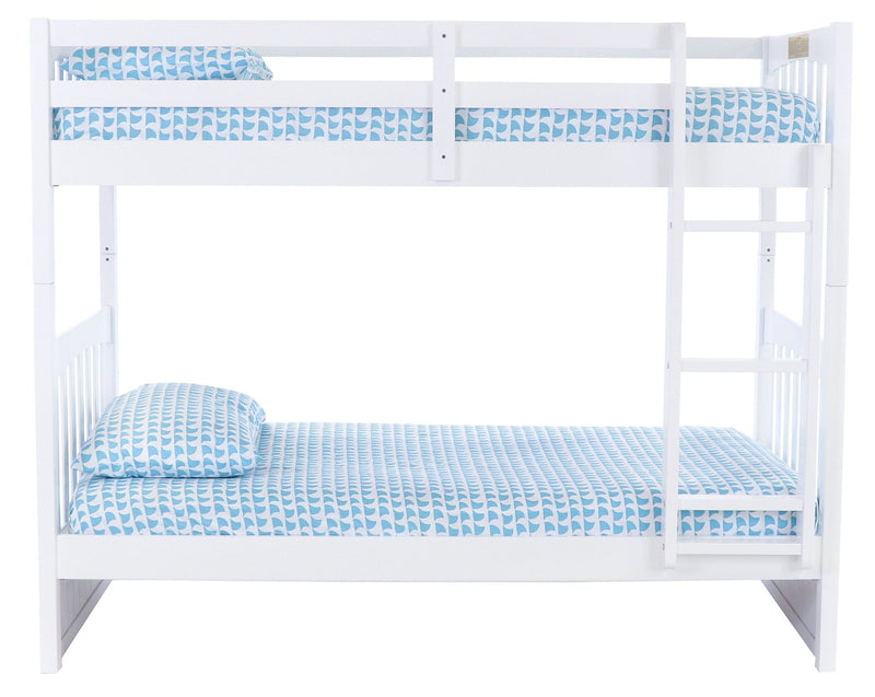 Twin/Twin Mission Bunk Bed in White