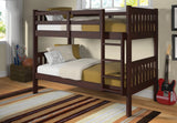 Twin/Twin Mission Bunkbed Cappuccino
