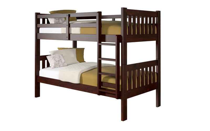 Twin/Twin Mission Bunkbed Cappuccino