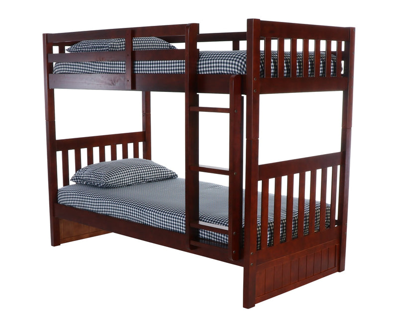 Twin/Twin Mission Bunkbed Merlot