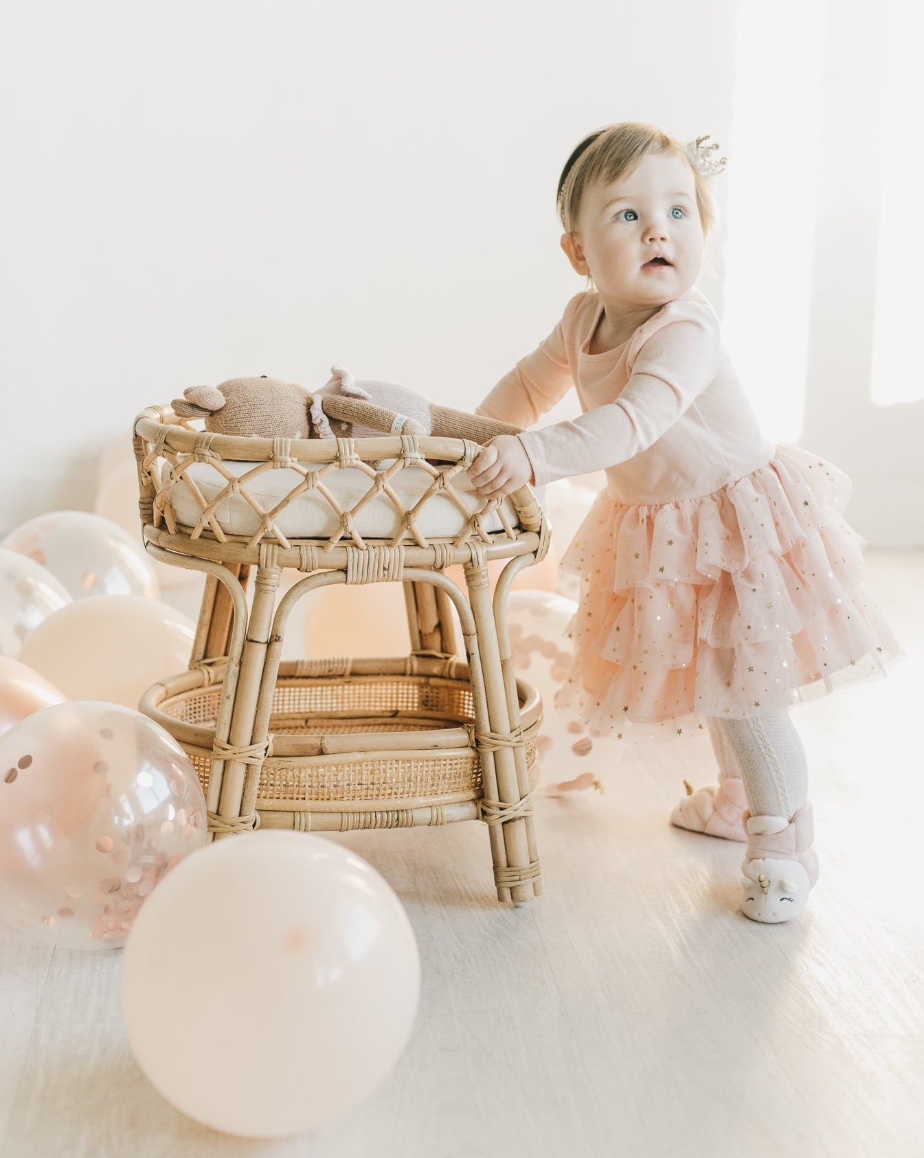 Aria Doll Rattan Changing Table