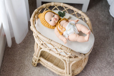 Aria Doll Rattan Changing Table