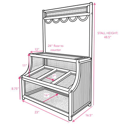 Little Rattan Shop Stall