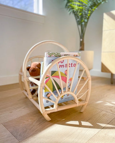 Sunshine Rattan Book Rack