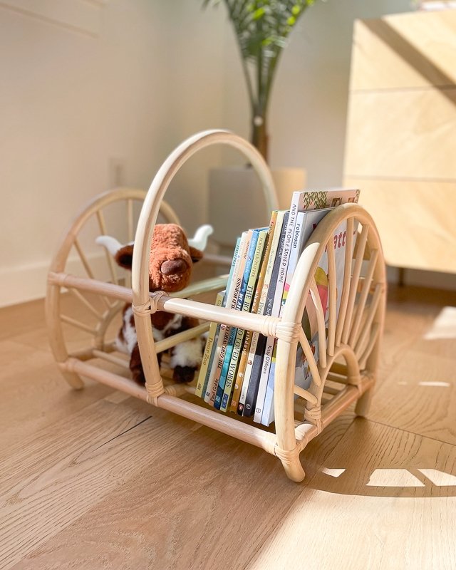 Sunshine Rattan Book Rack