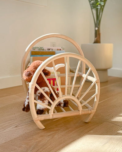 Sunshine Rattan Book Rack