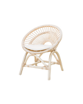 Rainbow Rattan Kids Chair - Natural