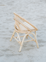 Rainbow Rattan Kids Chair - Natural