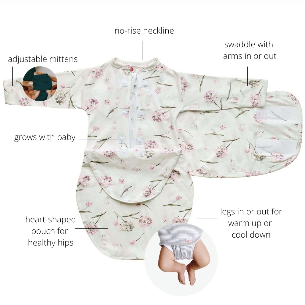 Stage 1: Long Sleeve Swaddle Sack by embé®
