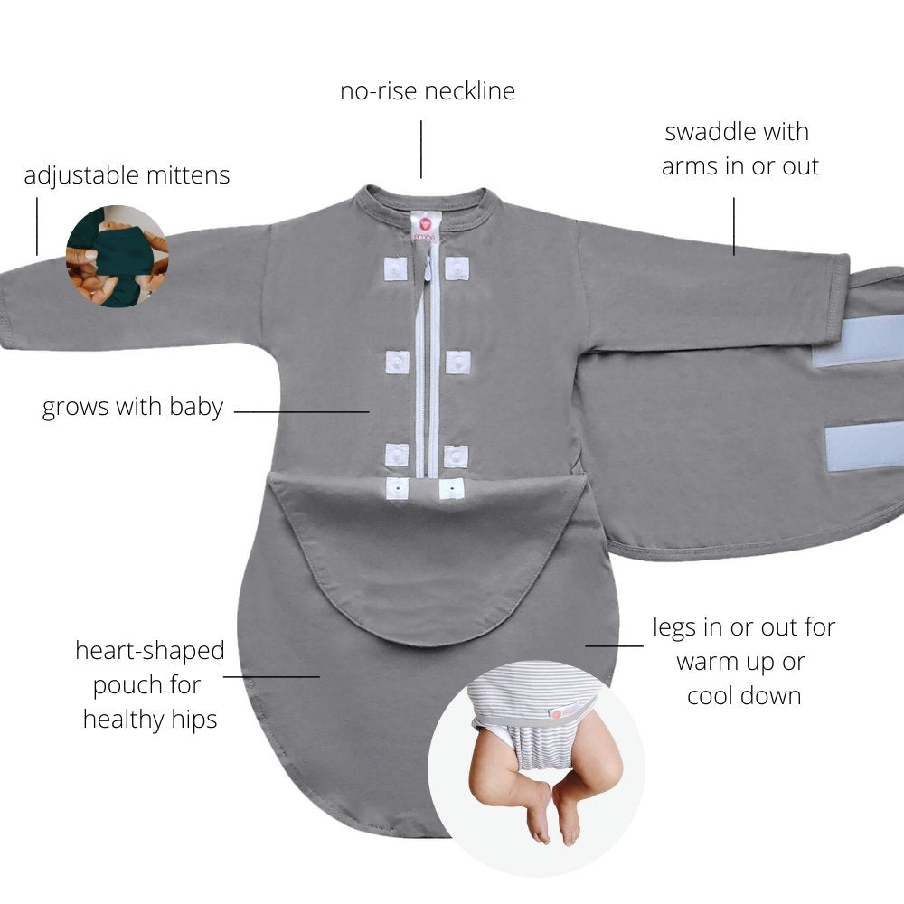 Stage 1: Long Sleeve Swaddle Sack by embé®