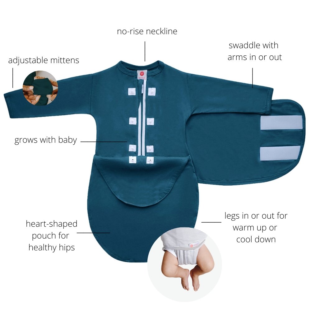 Stage 1: Long Sleeve Swaddle Sack by embé®