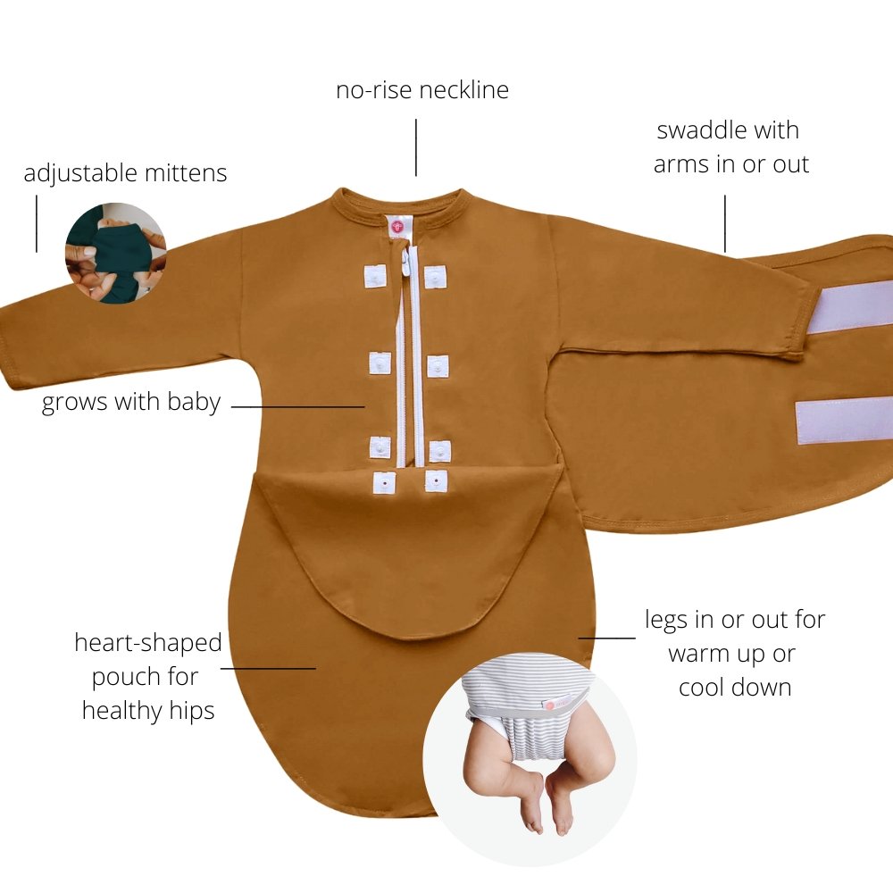 Stage 1: Long Sleeve Swaddle Sack by embé®
