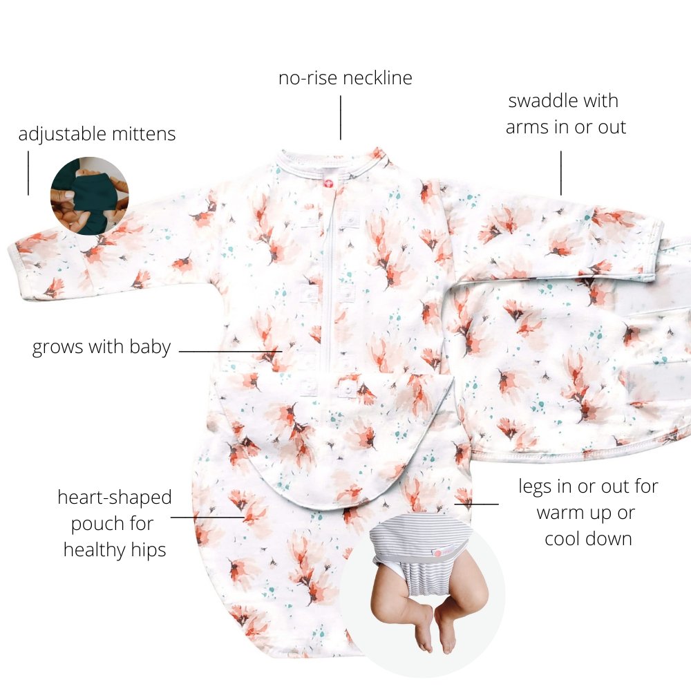 Stage 1: Long Sleeve Swaddle Sack by embé®