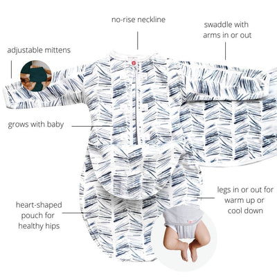 Stage 1: Long Sleeve Swaddle Sack by embé®