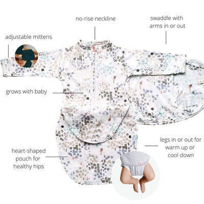 Stage 1: Long Sleeve Swaddle Sack by embé®