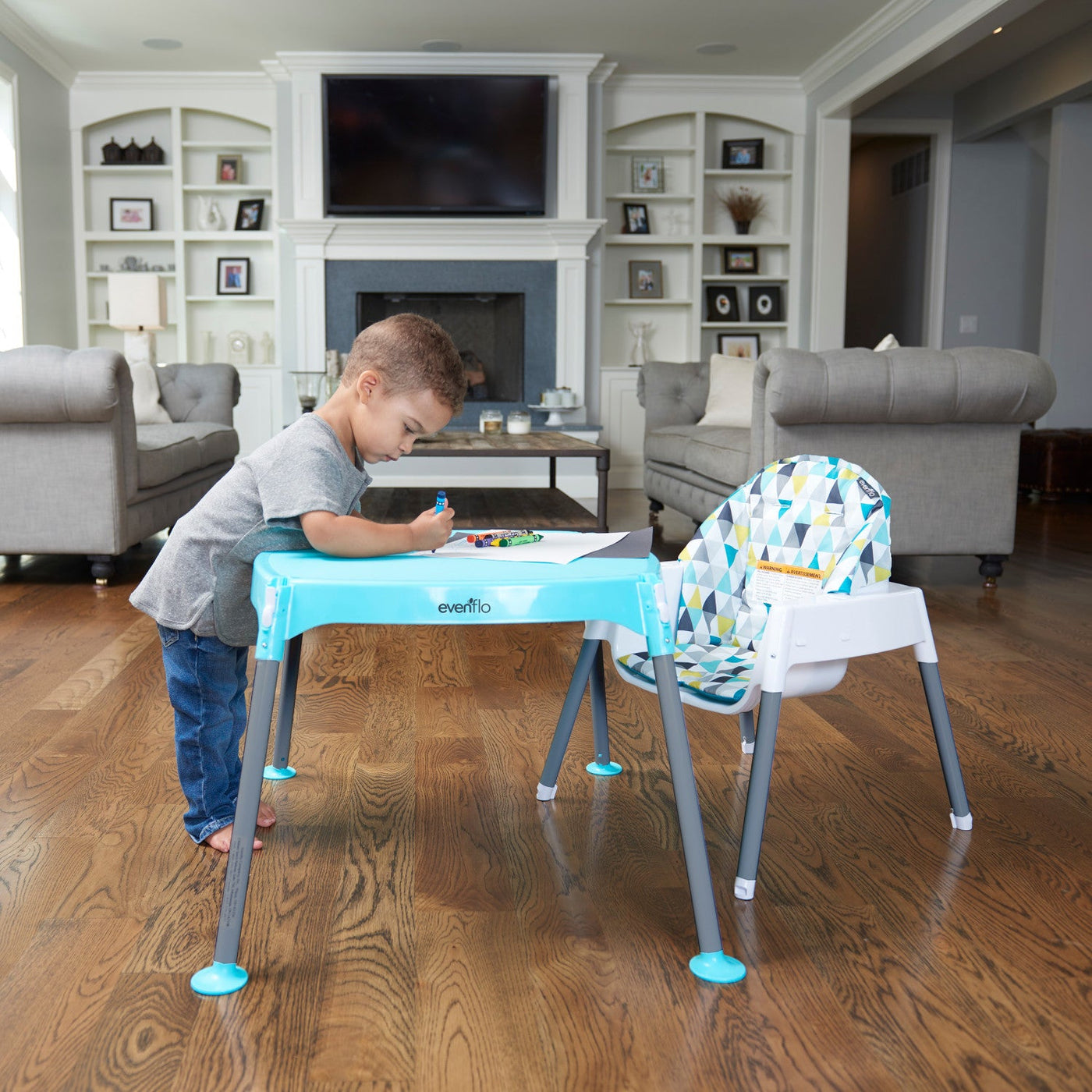 4-in-1 Eat & Grow Convertible High Chair | Pop Star White