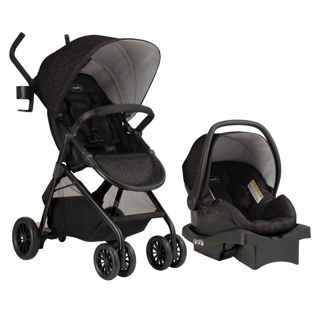 Evenflo Sibby Travel System with Infant Car Seat Monkey Bunks