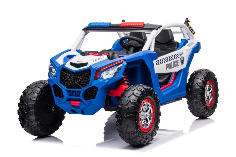 Freddo New 24V Police UTV 2 Seater Ride On Car With Parental Remote
