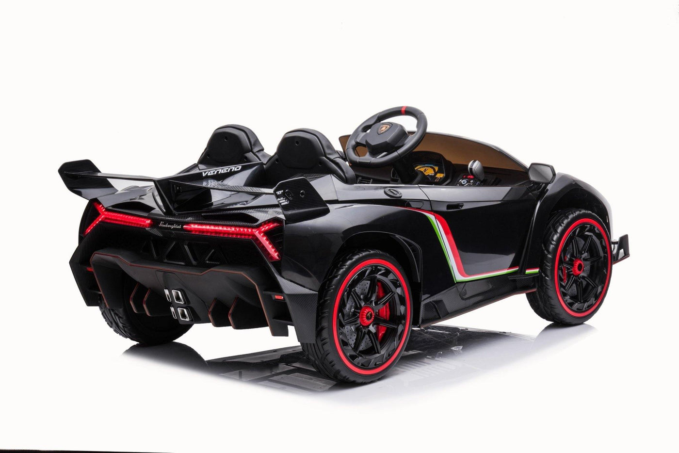 24V 4x4 Lamborghini Veneno 2 Seater Ride on with Parental Remote Control for 3-8 Years - Dti Direct USA