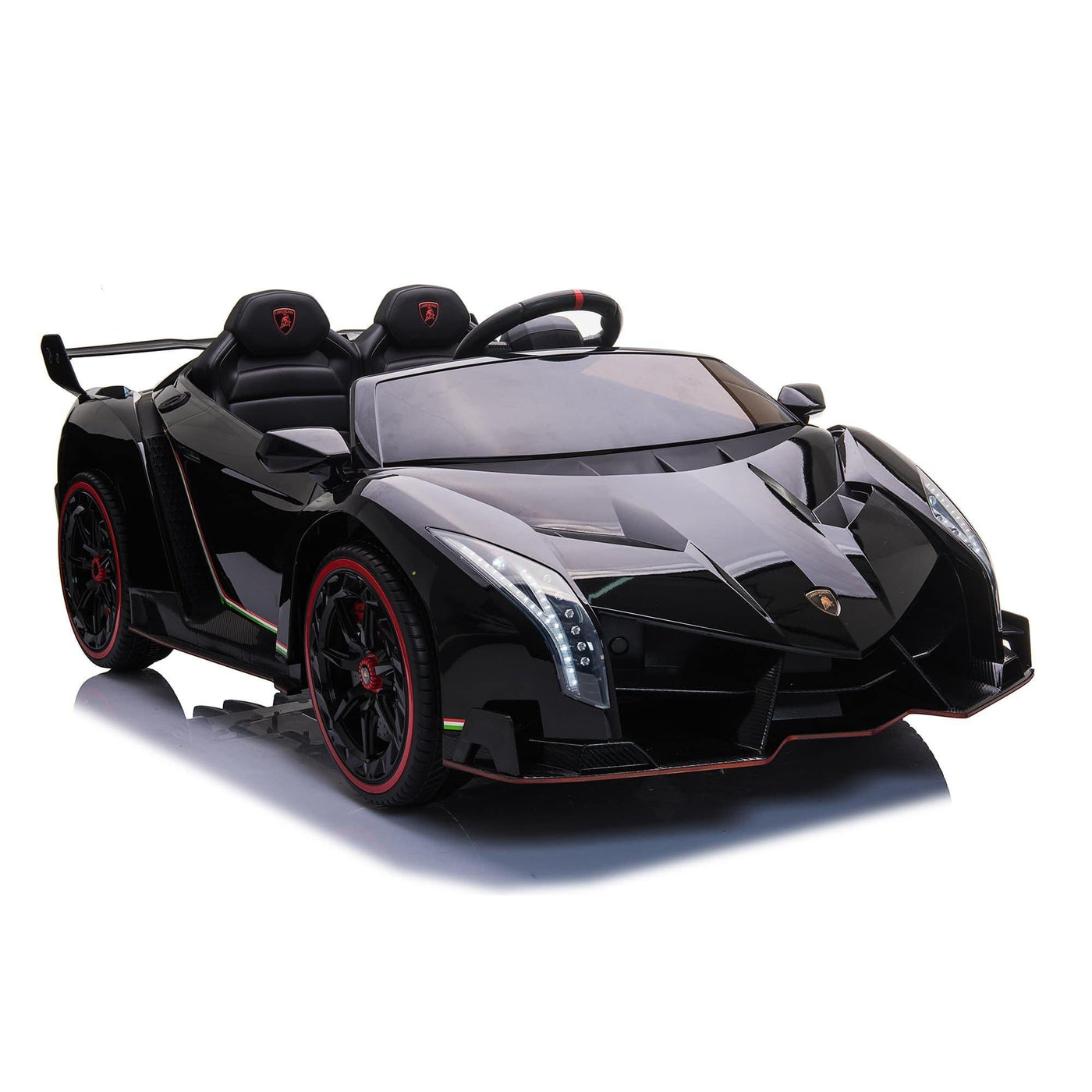 24V 4x4 Lamborghini Veneno 2 Seater Ride on with Parental Remote Control for 3-8 Years - Dti Direct USA