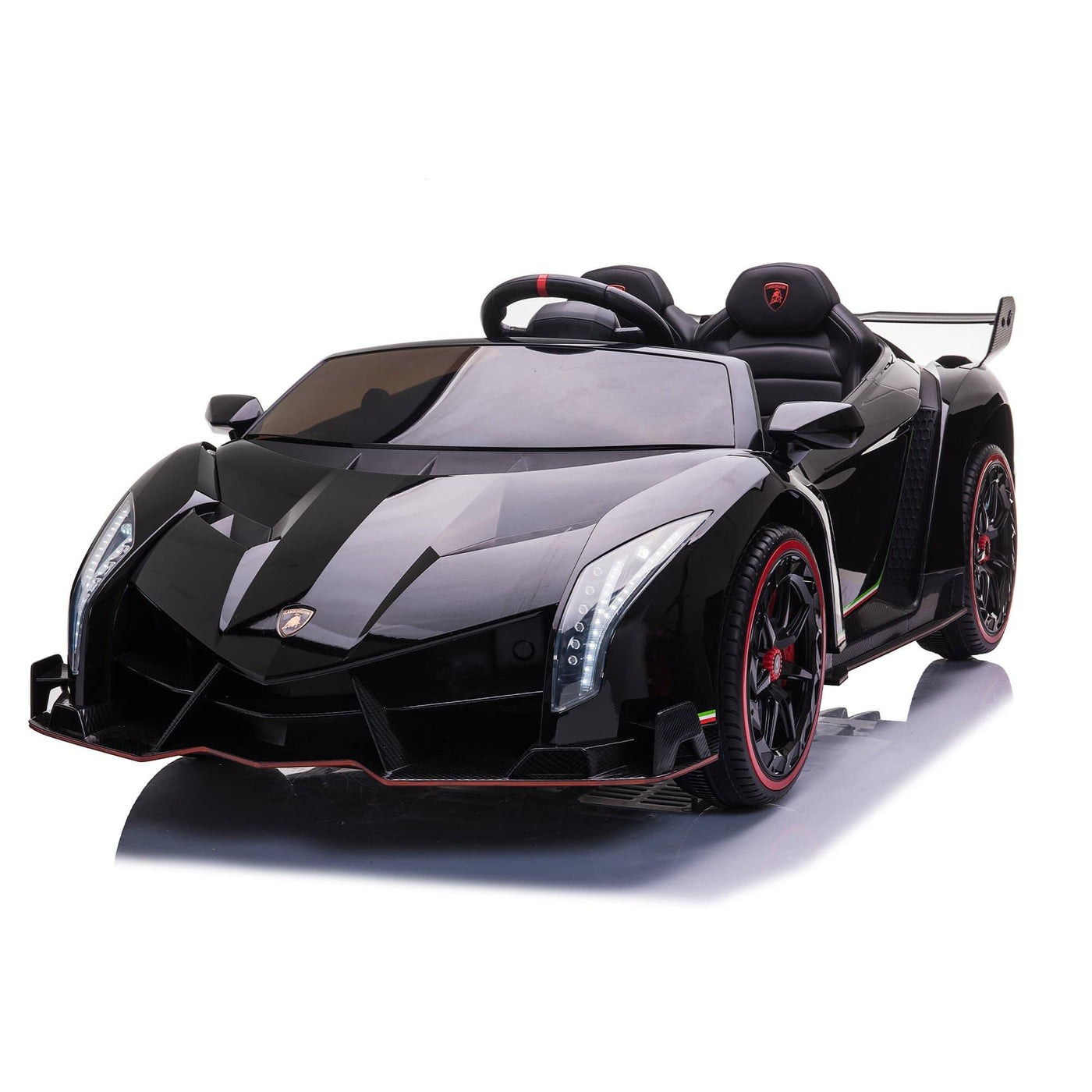 24V 4x4 Lamborghini Veneno 2 Seater Ride on with Parental Remote Control for 3-8 Years - Dti Direct USA