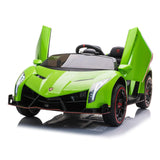 24v ride on 4x4 green lamborghini ride on car 24v 2 seater with Parental Remote Control for 3-8 Years - Dti Direct USA