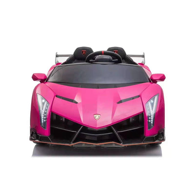 24V 4x4 Lamborghini Veneno 2 Seater Ride on with Parental Remote Control for 3-8 Years - Dti Direct USA