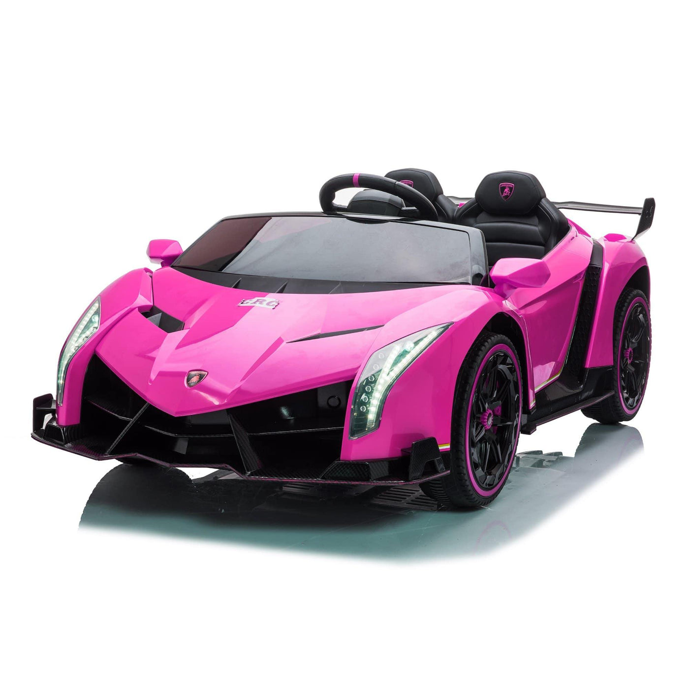 Ride on toys 24V 4x4 Lamborghini Veneno 2 Seater Ride on with Parental Remote Control for 3-8 Years - Dti Direct USA