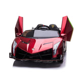 24v ride on 4x4 red lamborghini ride on car 24v 2 seater with Parental Remote Control for 3-8 Years - Dti Direct USA