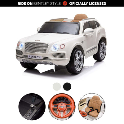 12V Bentley Bentayga 1 Seater Ride on Car - Dti Direct USA