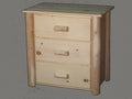 Frontier Cedar Log 3 Drawer Chest