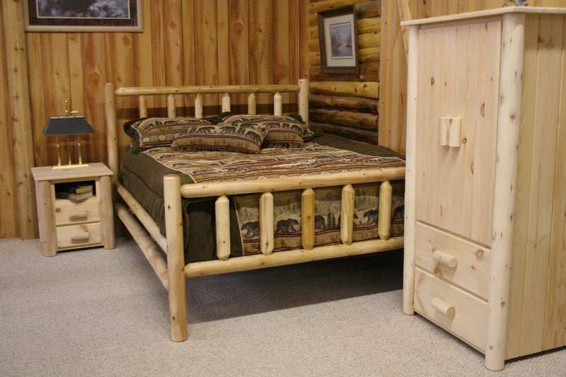 Frontier Cedar Log Beds