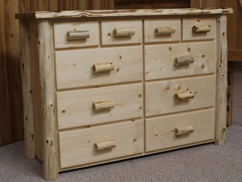 Frontier Hand Peeled 10 Drawer Dresser