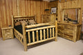 Hand Peeled Cedar Log Beds