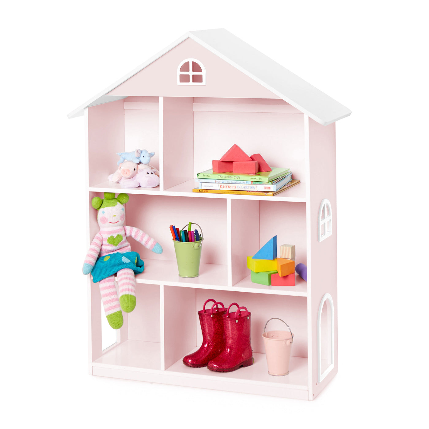 Dollhouse Bookcase - Pink