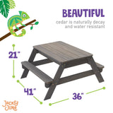Kids Convertible Sand Box and Picnic Table