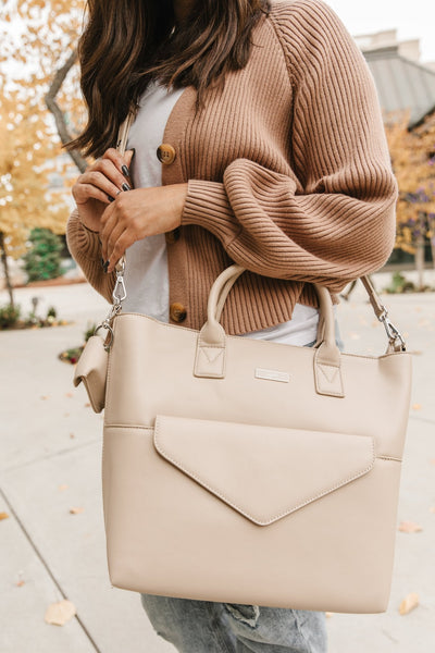 24-7 Tote - Taupe