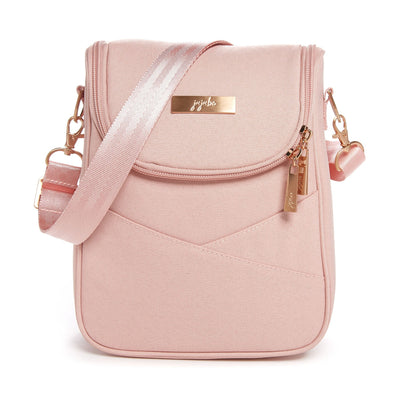 Jujube Be Cool insulated bottle bag in Blush Chromatics color – stylish, compact, and perfect for keeping bottles cool or warm.