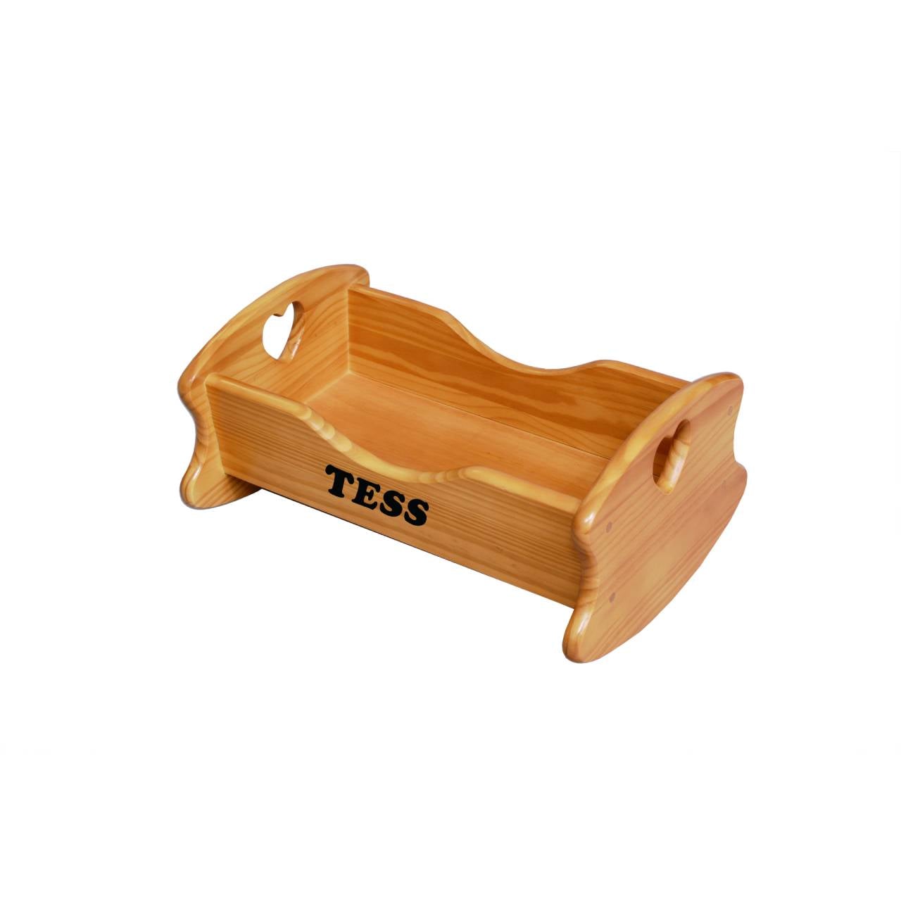 Little colorado wooden doll cradle sales