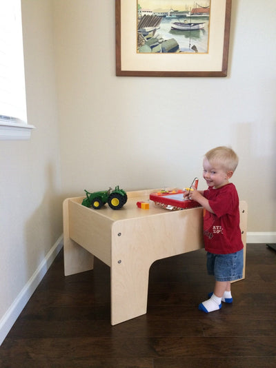 Half Play Table & Storage Drawer Set
