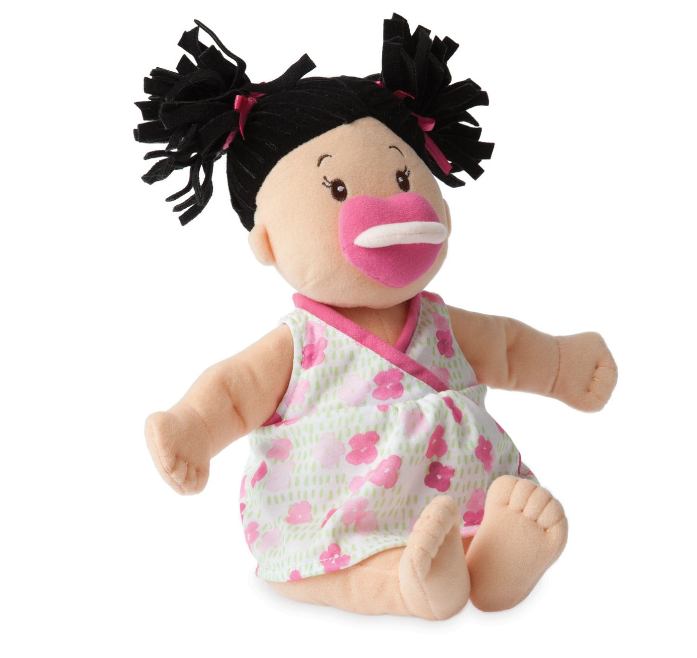 Baby Stella Peach Doll with Black Hair by Manhattan Toy