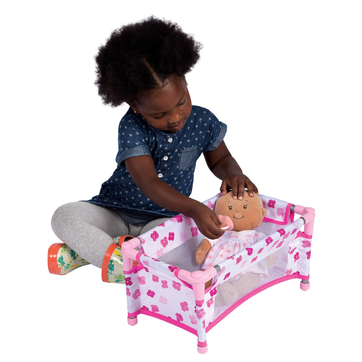 Stella Collection Take Along Travel Crib by Manhattan Toy